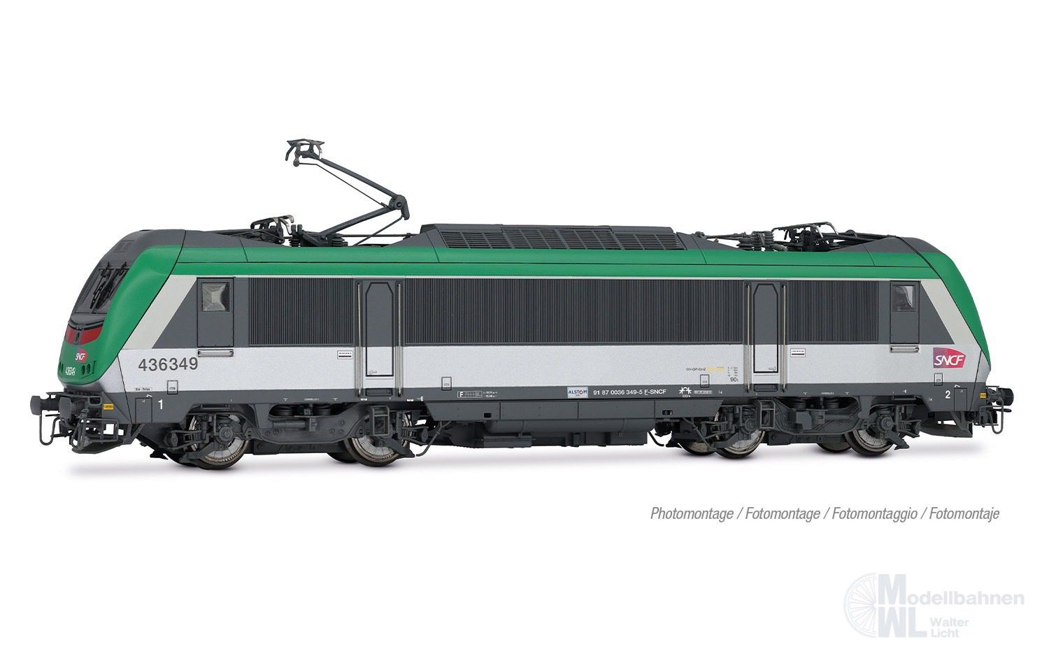 Jouef 2480 - E-Lok BR 436300 SNCF Ep.VI FRET H0/GL