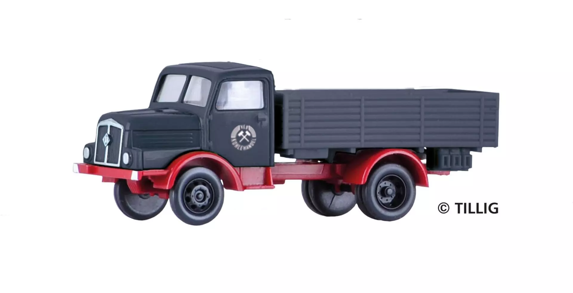 Tillig 19072 - LKW H3A Hochbordpritsche VEB Kohlenhandel TT 1:120