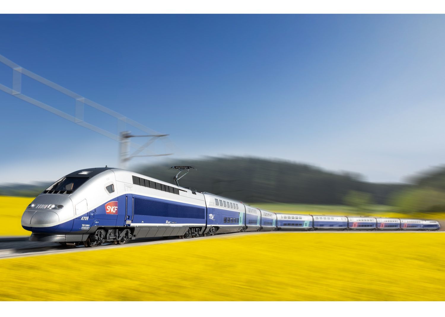 Trix 22381 - Triebzug TGV Duplex SNCF Ep.VI 4.tlg. H0/GL Sound