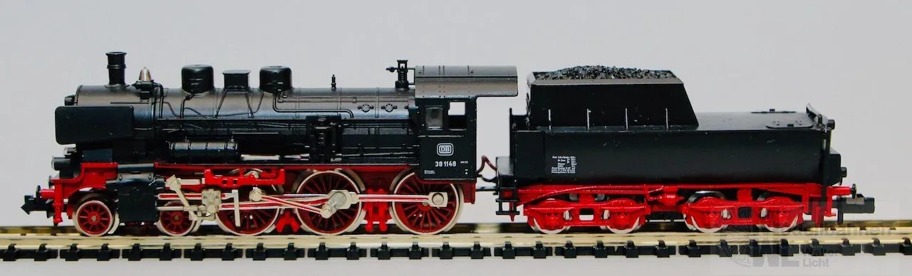 Fleischmann 7162 - FLEISCHMANN - Dampflok BR 38 1148 DB Ep.III N 1:160