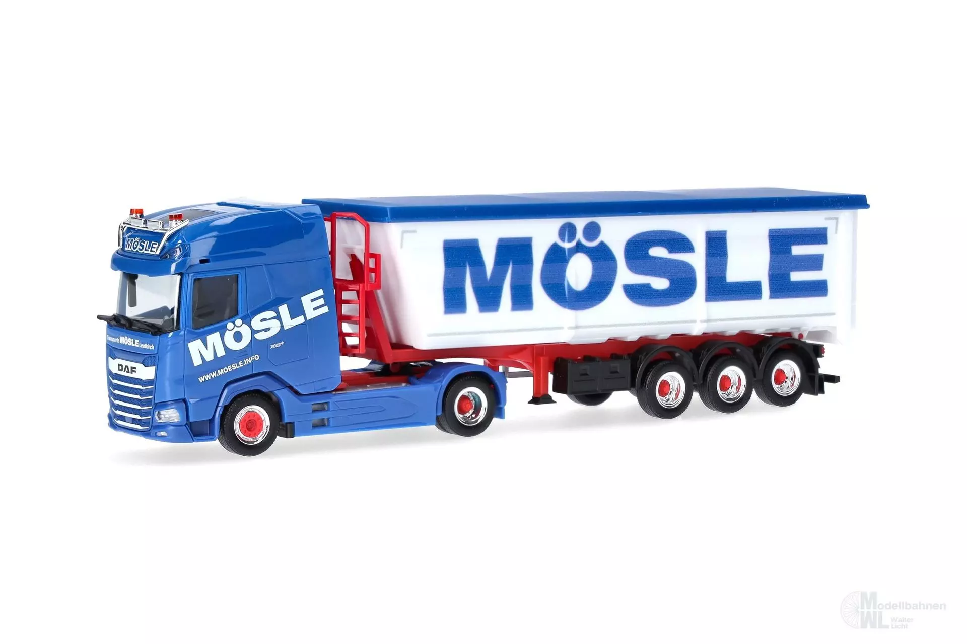 Herpa 320153 - DAF XG+ Stahlmulden-Sattelzug Mösle H0 1:87