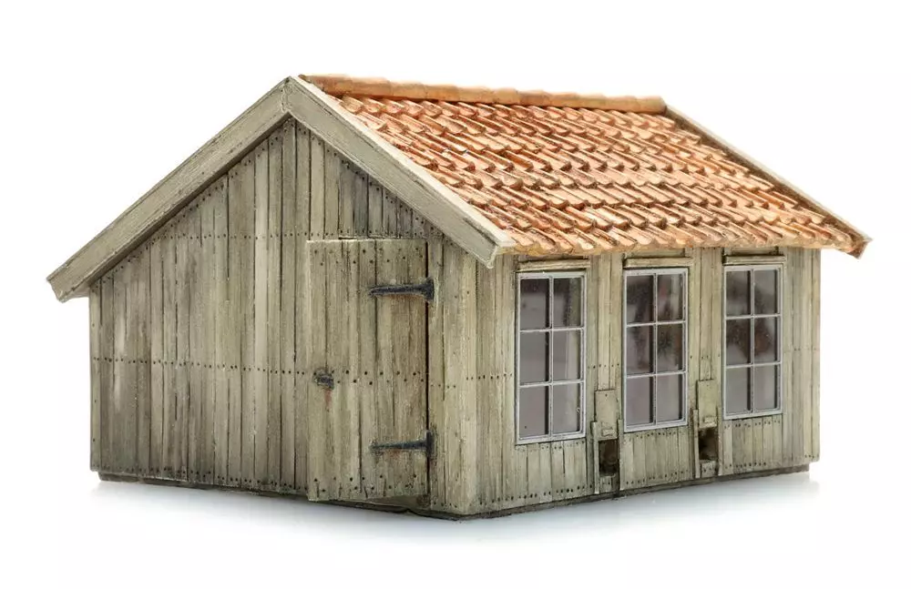 ARTITEC b.v. 10410 - Hühnerscheune BAUSATZ H0 1:87