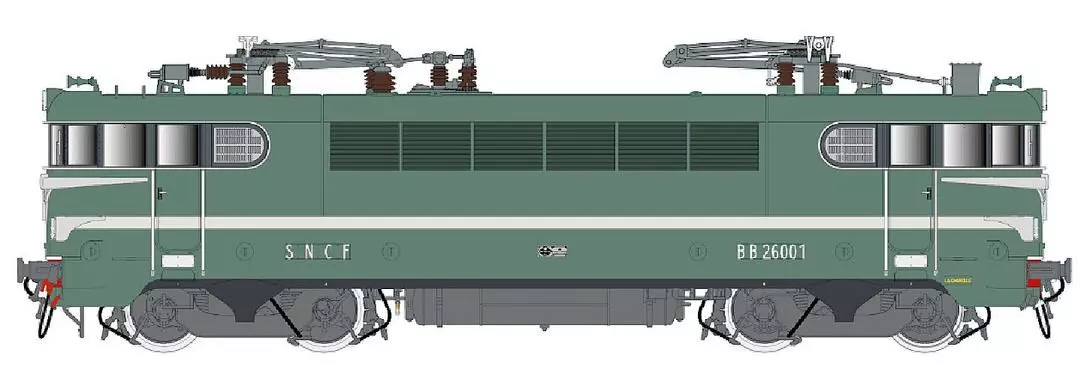 LS Models 10230 - E-Lok BB 26001 SNCF Ep.IIId H0/GL