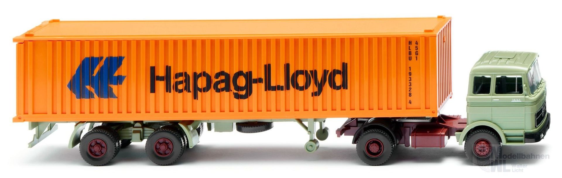 Wiking 052305 - Mercedes-Benz Container Sattelzug Hapag-Lloyd H0 1:87