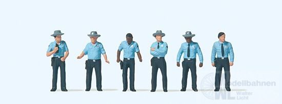 Preiser 10798 - US Highway Patrolmen H0 1:87