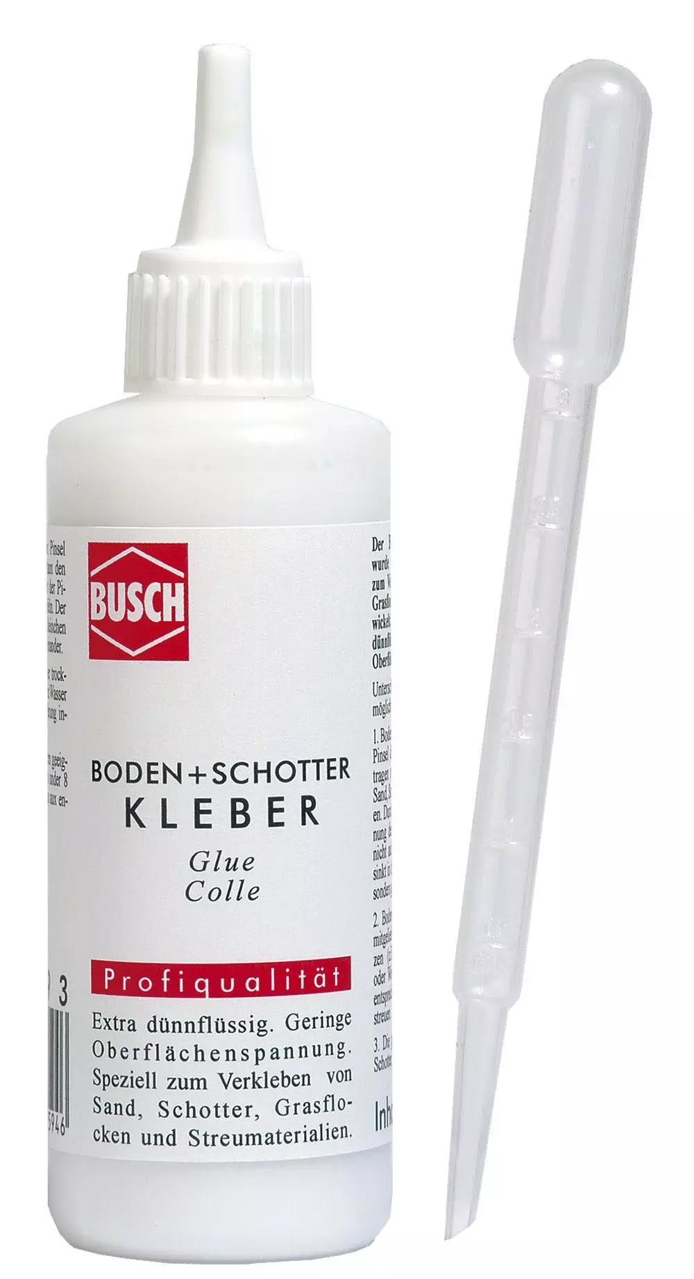 Busch 7593 - Boden-/Schotterkleber 125 ml H0 1:87 / TT 1:120 / N 1:160 / Z 1:220
