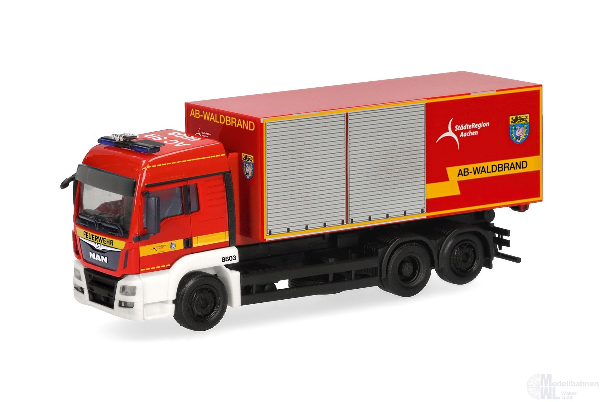 Herpa 099394 - MAN TGS LX Wechsel-Lader-LKW H0 1:87