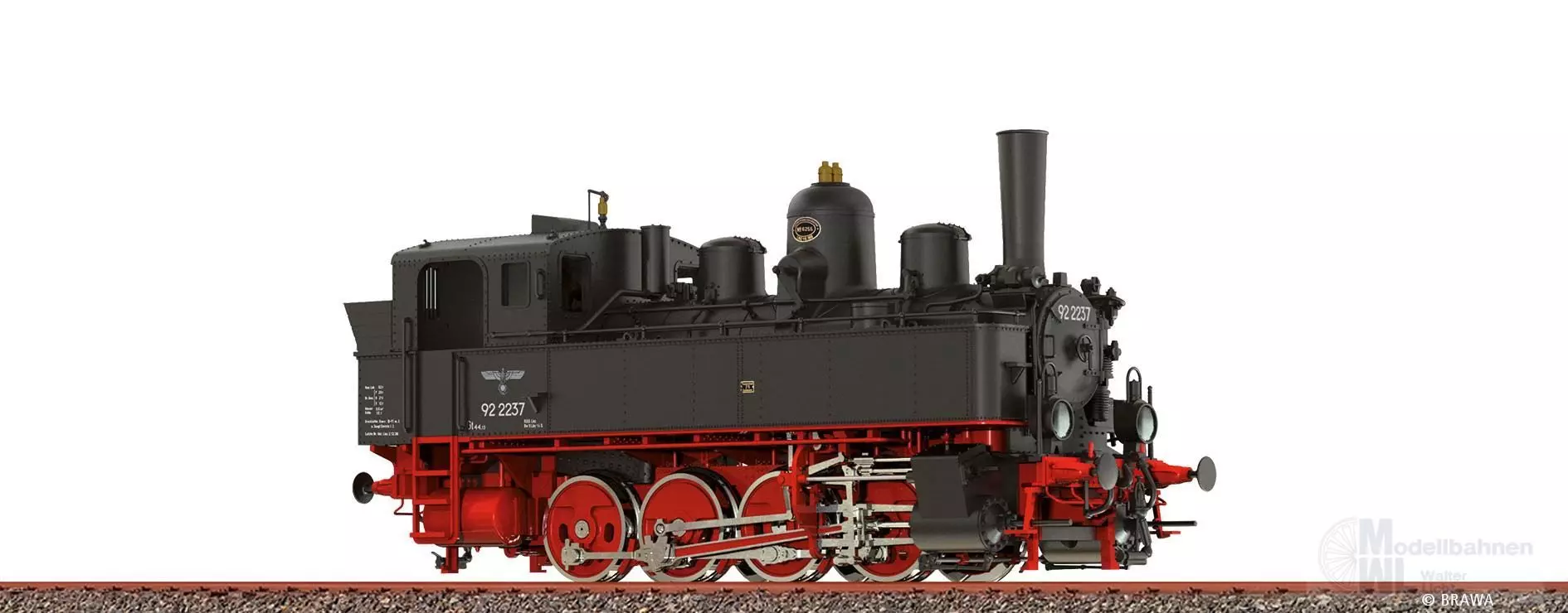 Brawa 40683 - Dampflok BR 92 2237 DRG Ep.II H0/GL Sound