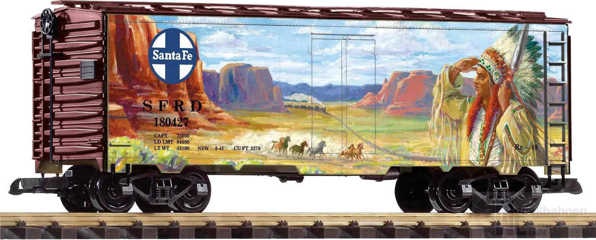 Piko 38965 - Güterwagen gedeckt SF Chieftrain SPUR G 1:22,5