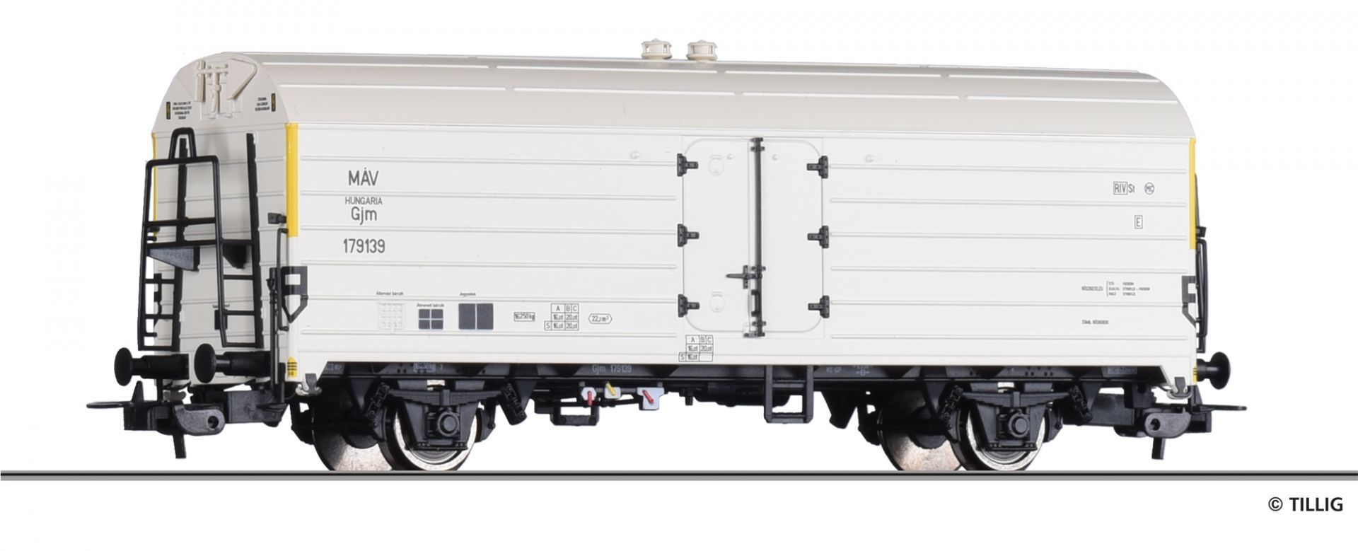 Tillig 76779 - Kühlwagen MAV Ep.III Gjm H0/GL