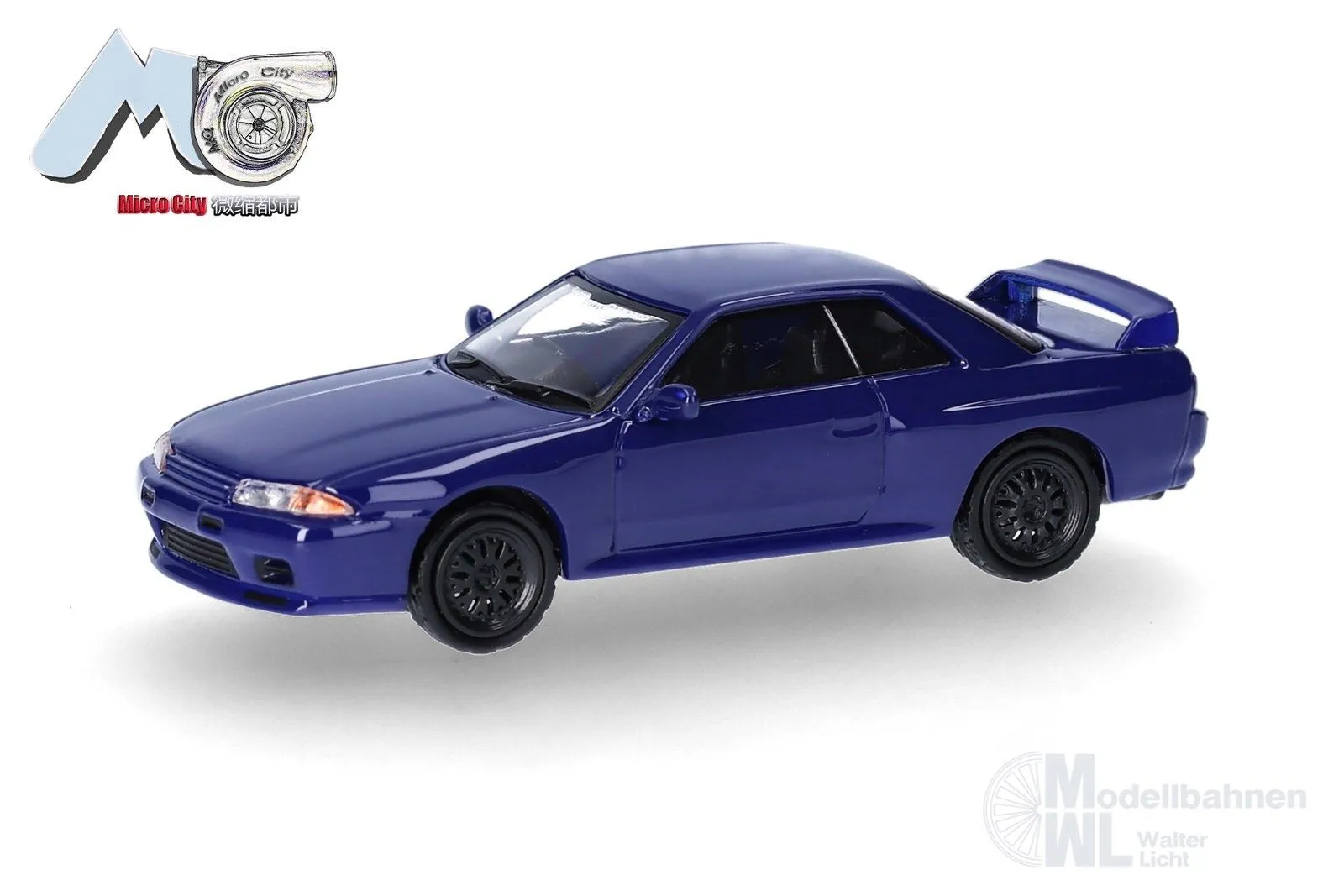 Herpa 87MC000101 - Nissan Skyline GTR32 blau H0 1:87