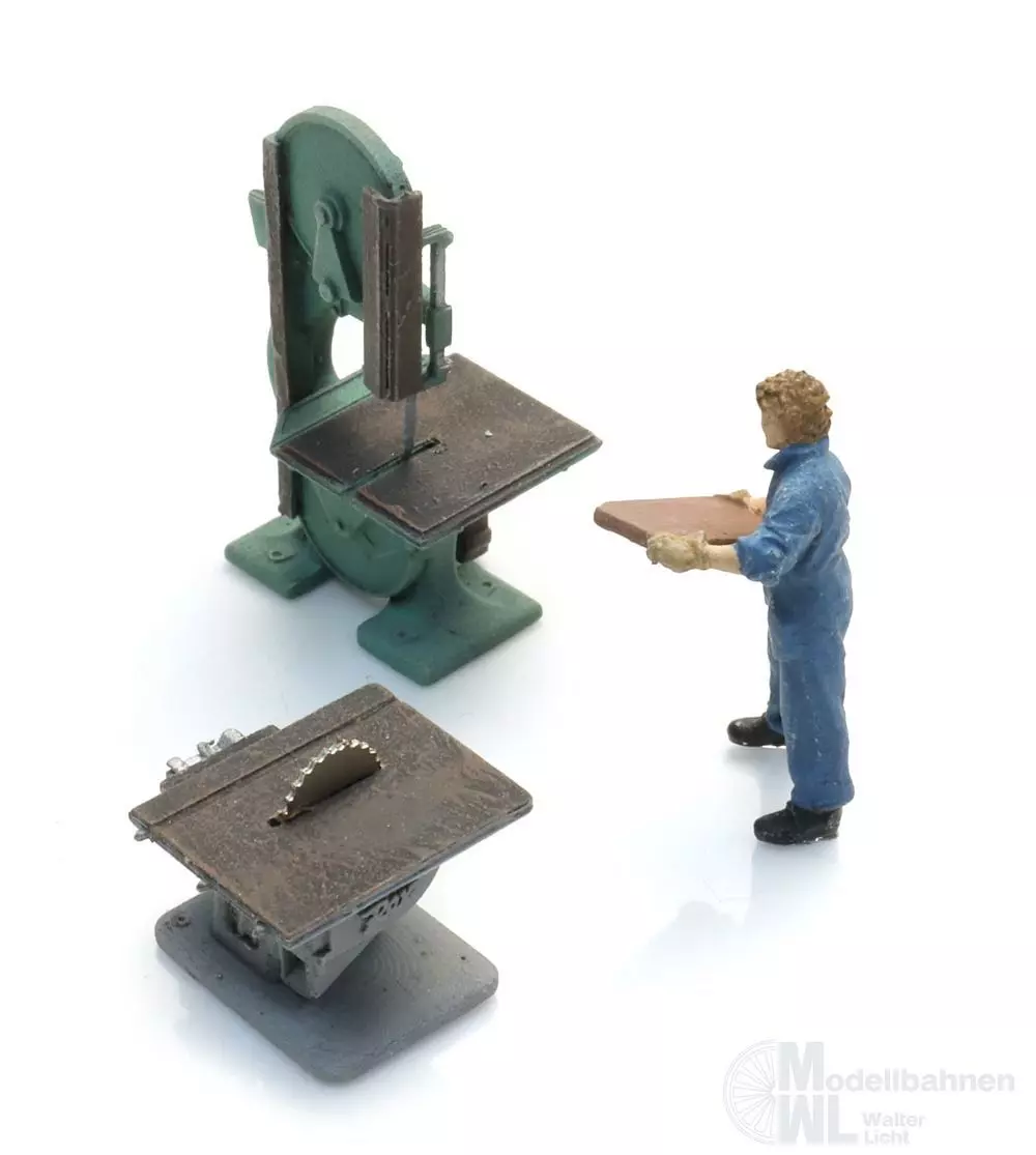 ARTITEC b.v. 316.142 - Holzbearbeitungsmaschinen mit Figur Fertigmodell 1:160