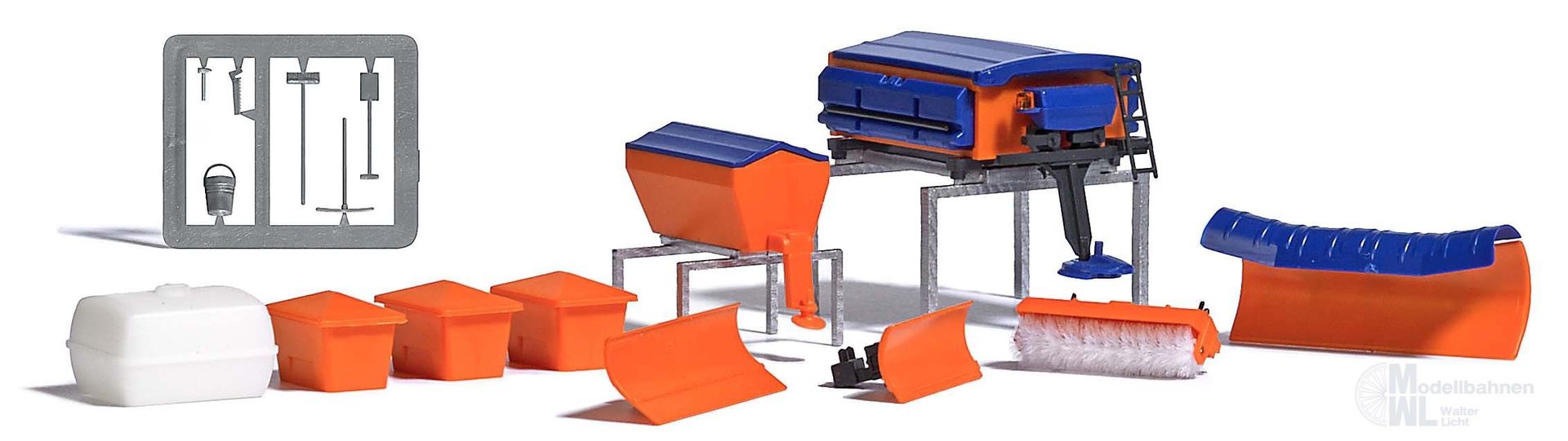 Busch 1839 - Straßenmeisterei-Set H0 1:87 Busch 1839 - Straßenmeisterei-Set H0 1:87