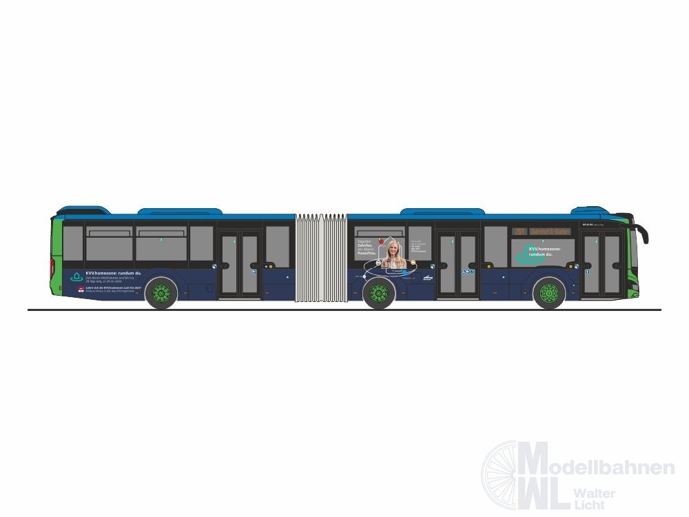 Rietze 75836 - MAN Lion´s City 18 ´18 Stadtwerke Baden-Baden - KVV H0 1:87