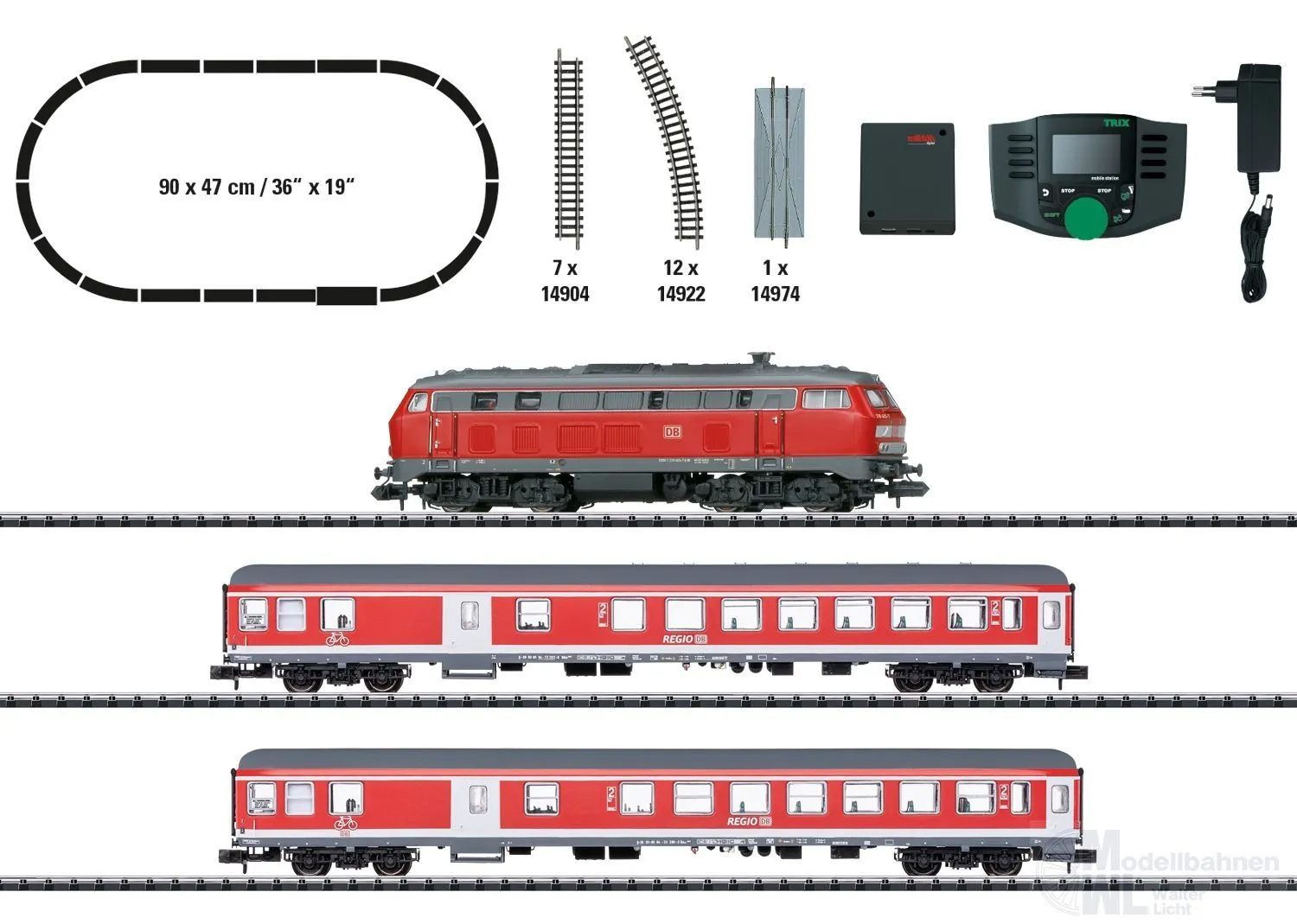 Trix 11170 - Startpackung Freizeitexpress DB Ep.VI N 1:160