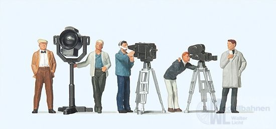 Preiser 10062 - Film- und Fernsehteam H0 1:87