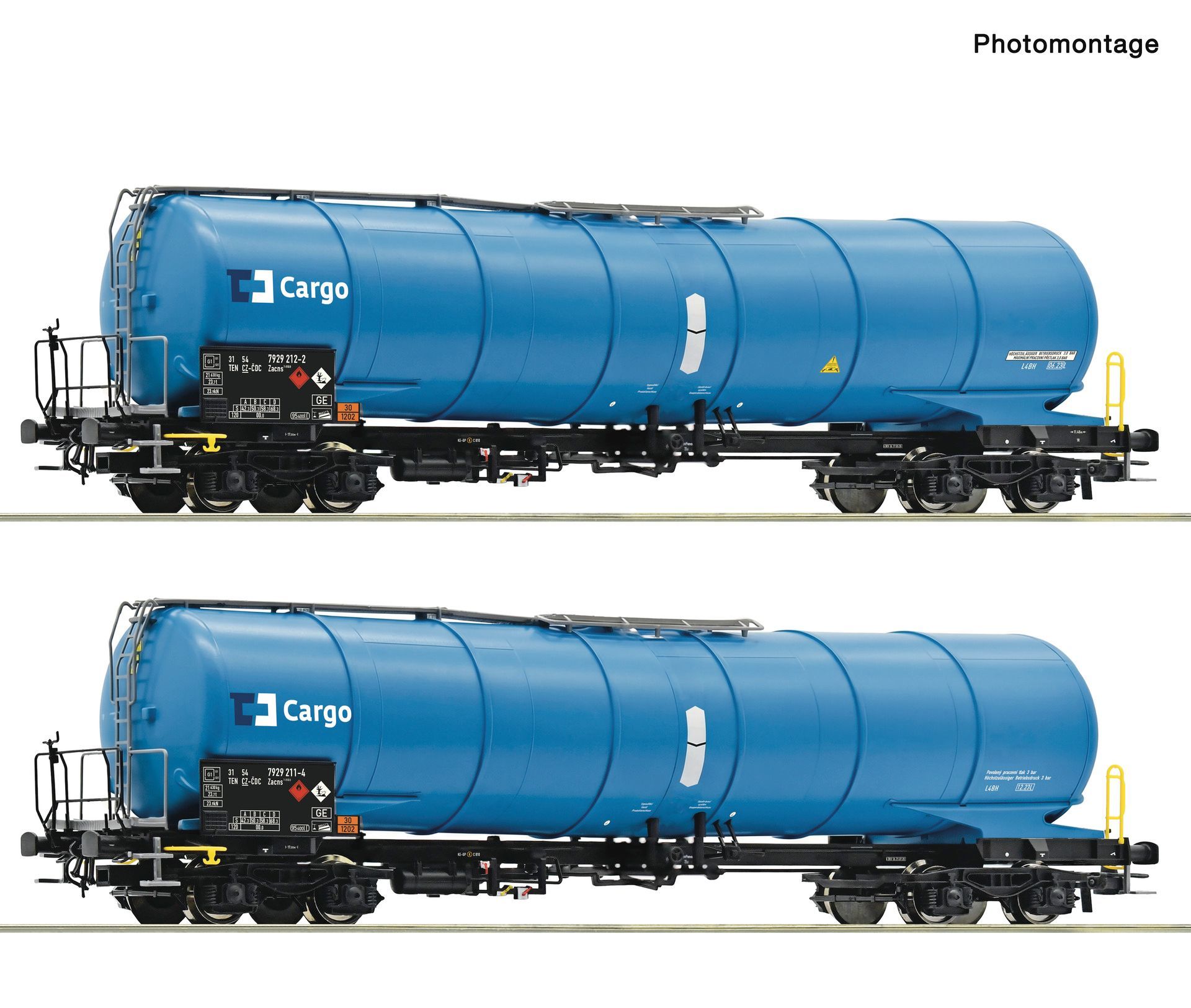 Roco 6600310 - 2er Set Kesselwagen CD