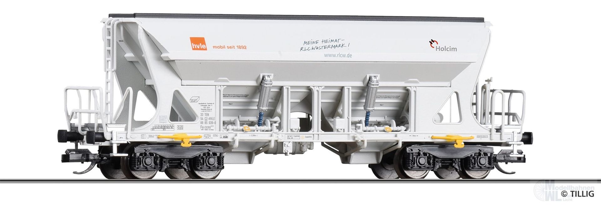 Tillig 15336 - Selbstentladewagen HVLE / Holcim Ep.VI TT 1:120