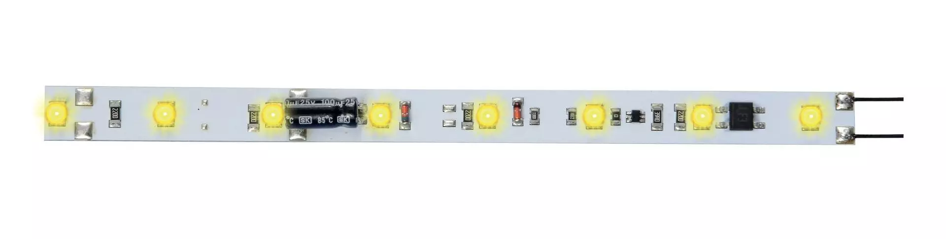Viessmann 5092 - Waggon Innenbeleuchtung mit 8 LED´s warmweiß H0 / TT / N