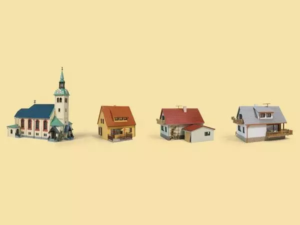 Auhagen 15201 - Startset Dorf Waldkirchen H0 1:87 / TT 1:120