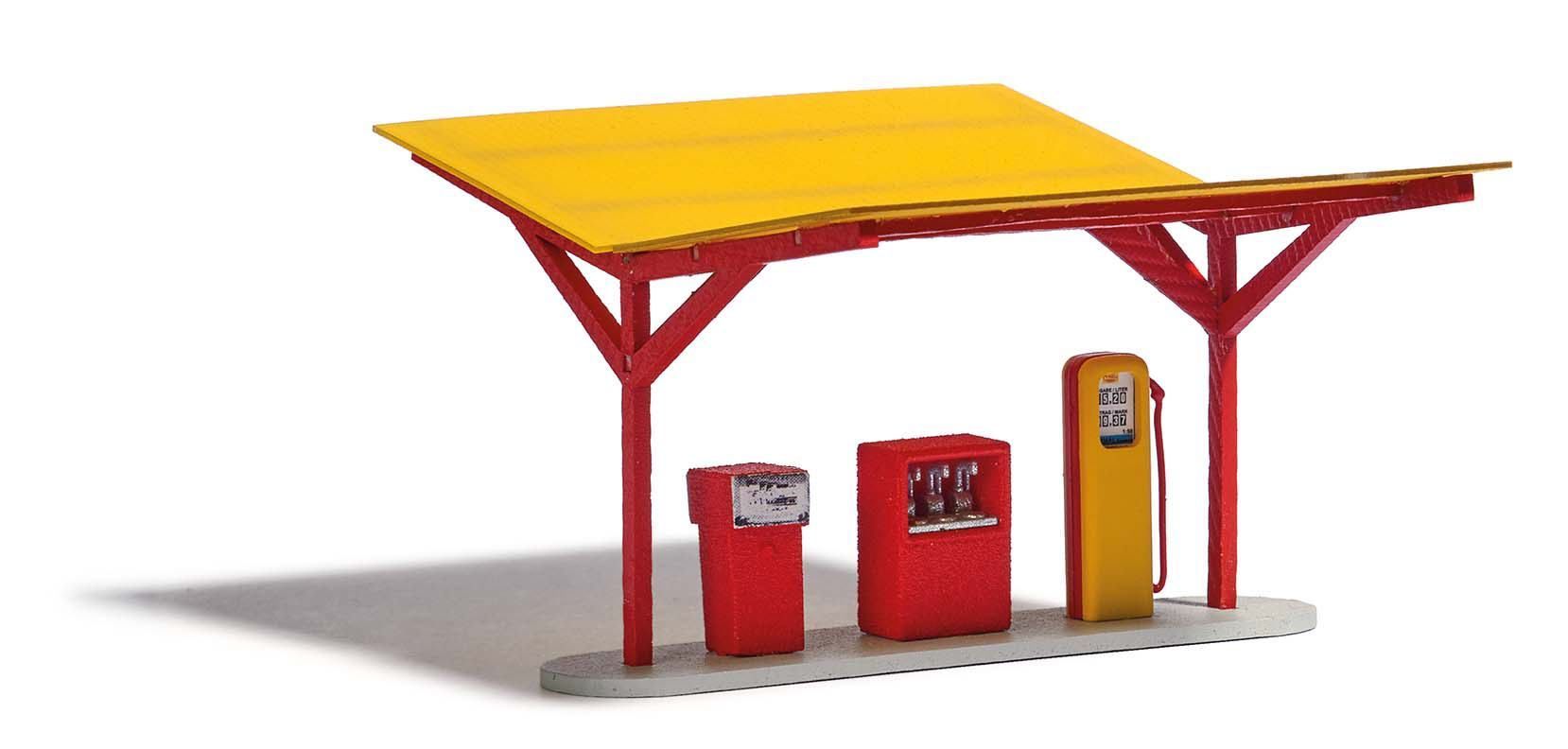 Busch 1917 - Tankstelle H0 1:87 Busch 1917 - Tankstelle H0 1:87
