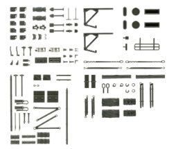 Kibri 18032 - Zurüstsatz für Einsatzfahrzeuge Bundeswehr H0 1:87