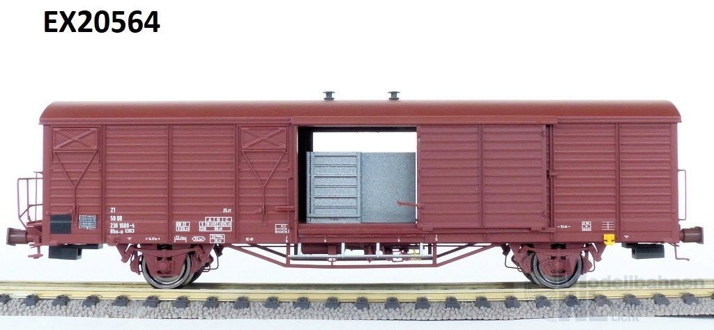 Exact Train 20564 - Mannschaftstransportwagen DB Ep.IV Typ Hbs 2301 mit Ofen Exact Train 20564 - Mannschaftstransportwagen DB Ep.IV Typ Hbs 2301 mit Ofen
