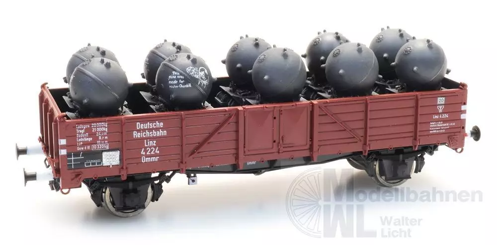 ARTITEC b.v. 487.801.86 - Ladegut: WM Seeminen für Güterwagen H0 1:87