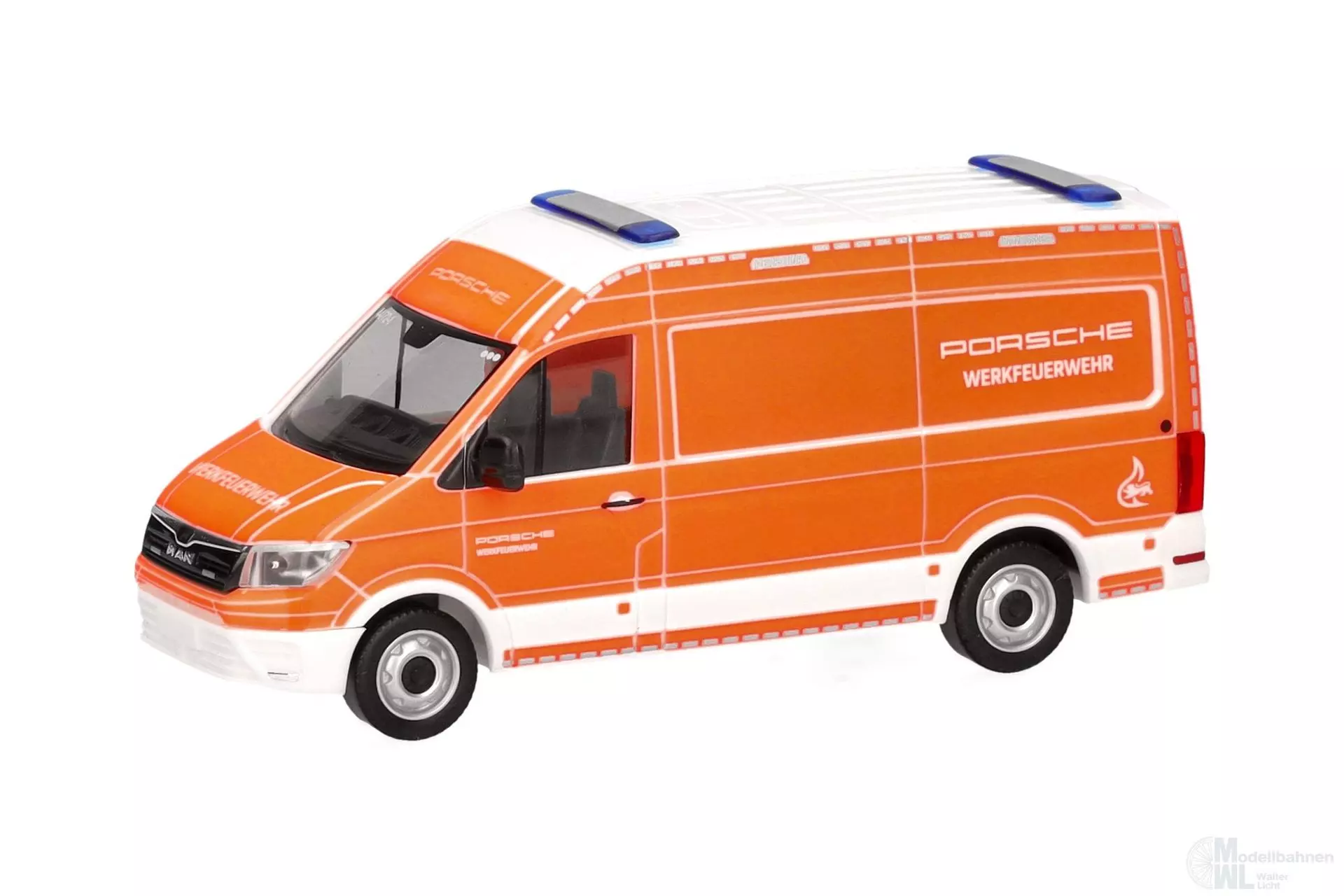 Herpa 098540 - MAN TGE Kasten HD Werk-FW Por H0 1:87