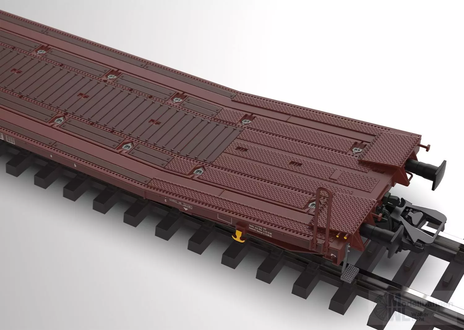 Märklin 47430 - Flachwagen-Set DB AG Ep.VI Laads 800B beladen mit Ford Transit H0/WS