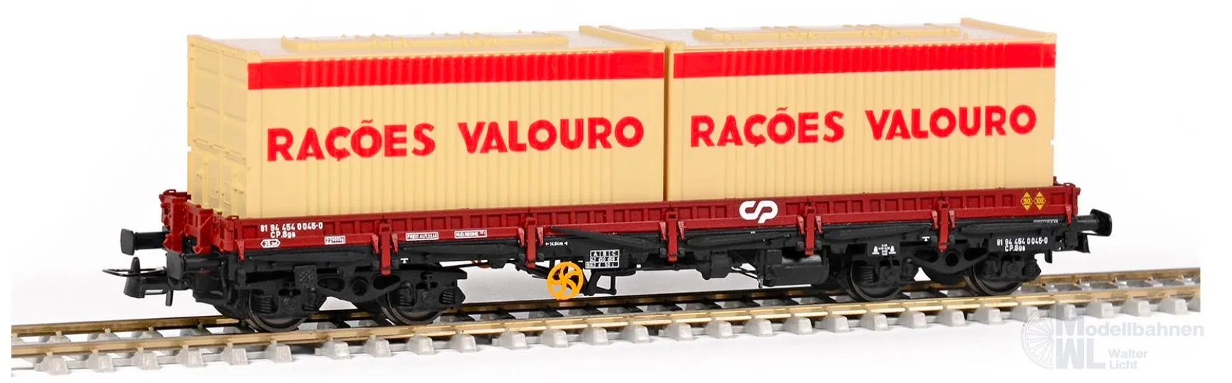 Sudexpress S0454045 - Rungenwagen CP Ep.IV Sgs Vagão versão freio a vacuo H0/GL