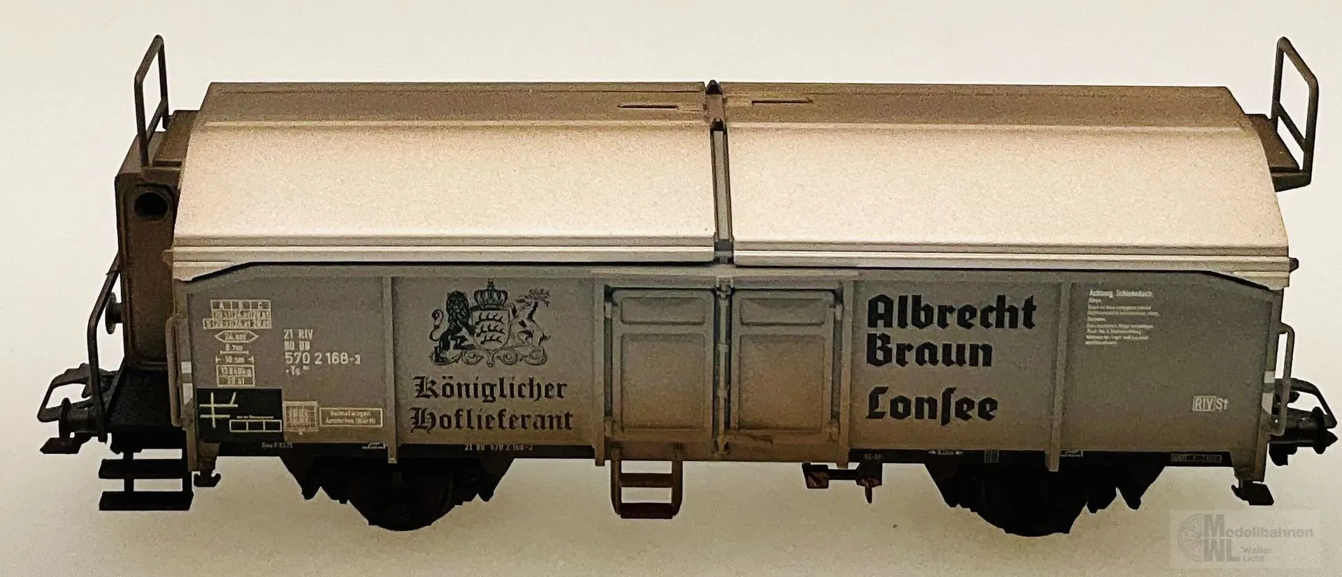 Märklin 45087 - MÄRKLIN - Schiebedachwagen DB Ep.III Kmmks 51 H0/WS