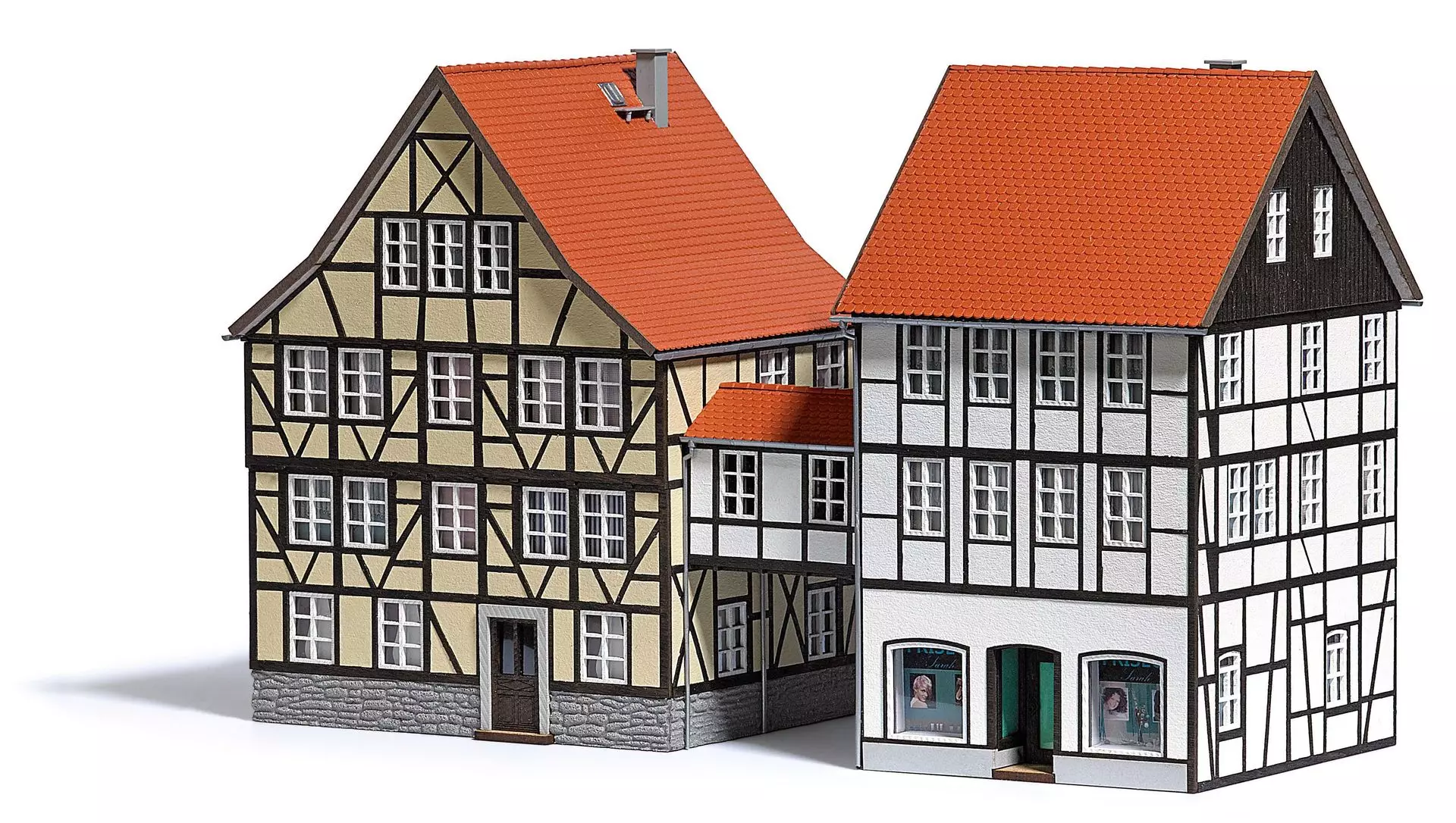 Busch 1538 - Häuser mit Übergang H0 1:87