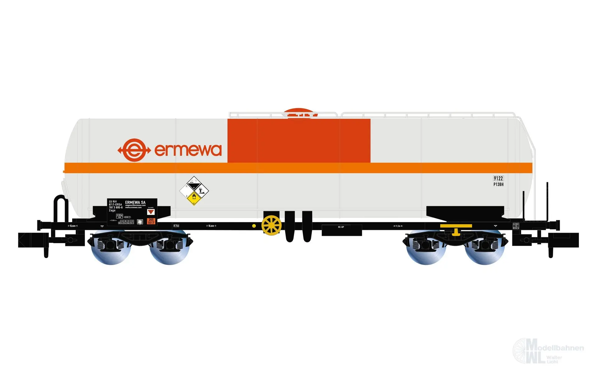 Arnold 6634 - Gaskesselwagen Set SNCF Ep.IV 2.tlg. VTG N 1:160