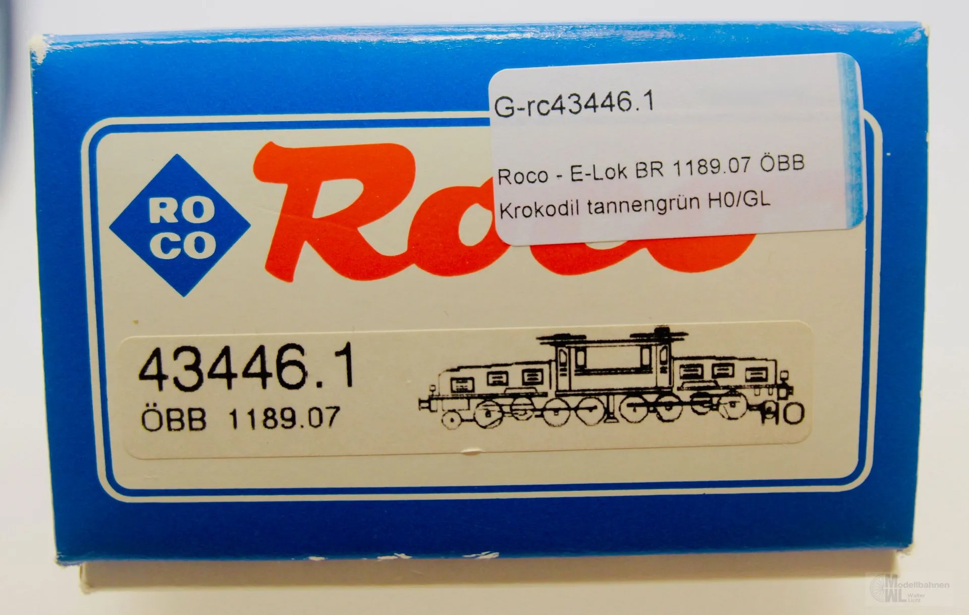 Roco 43446 - Roco - E-Lok BR 1189.07 ÖBB Krokodil tannengrün H0/GL
