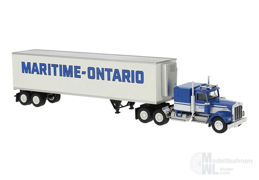 Brekina 86260 - Kenworth W900 Koffersattelzug Maritime Ontario H0 1:87