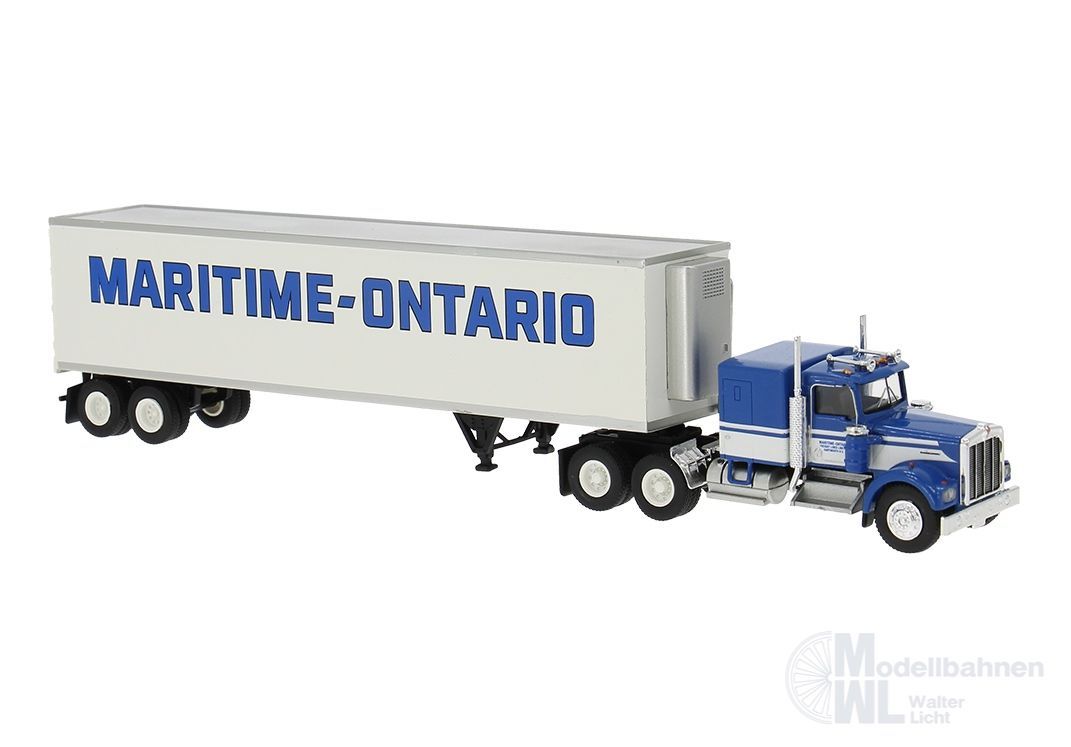 Brekina 86260 - Kenworth W900 Koffersattelzug Maritime Ontario H0 1:87