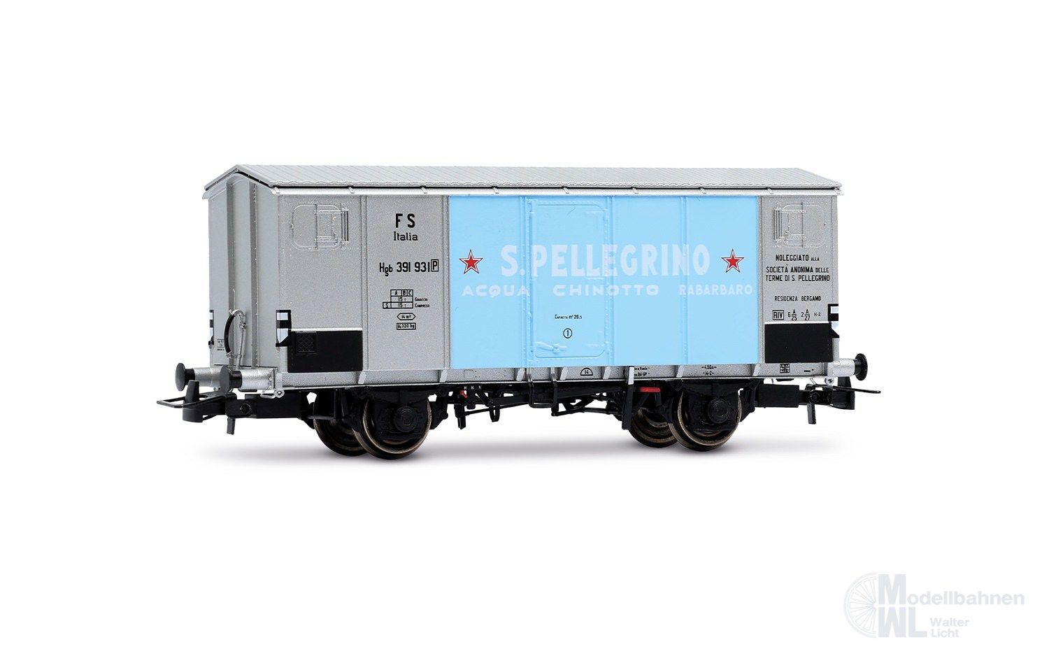 Rivarossi 6712 - Kühlwagen FS Ep.III S.Pellegrino H0/GL
