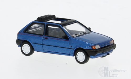 PCX-Models 870460 - Ford Fiesta MK III Calypso metallic-blau 1989 H0 1:87