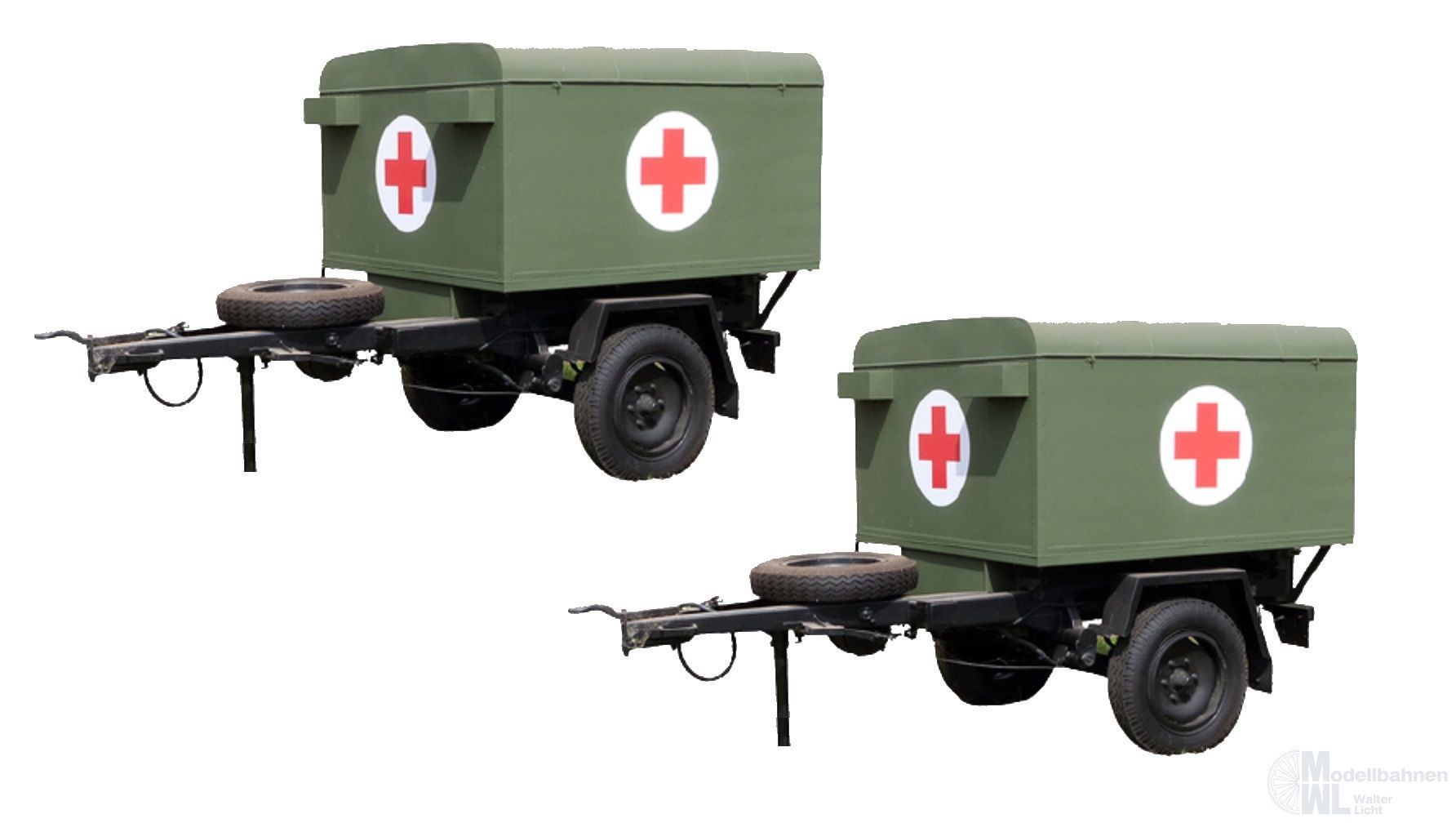 NPE NA88341 - HL 10 TPE FSA grün Sankra 2 Stück H0 1:87