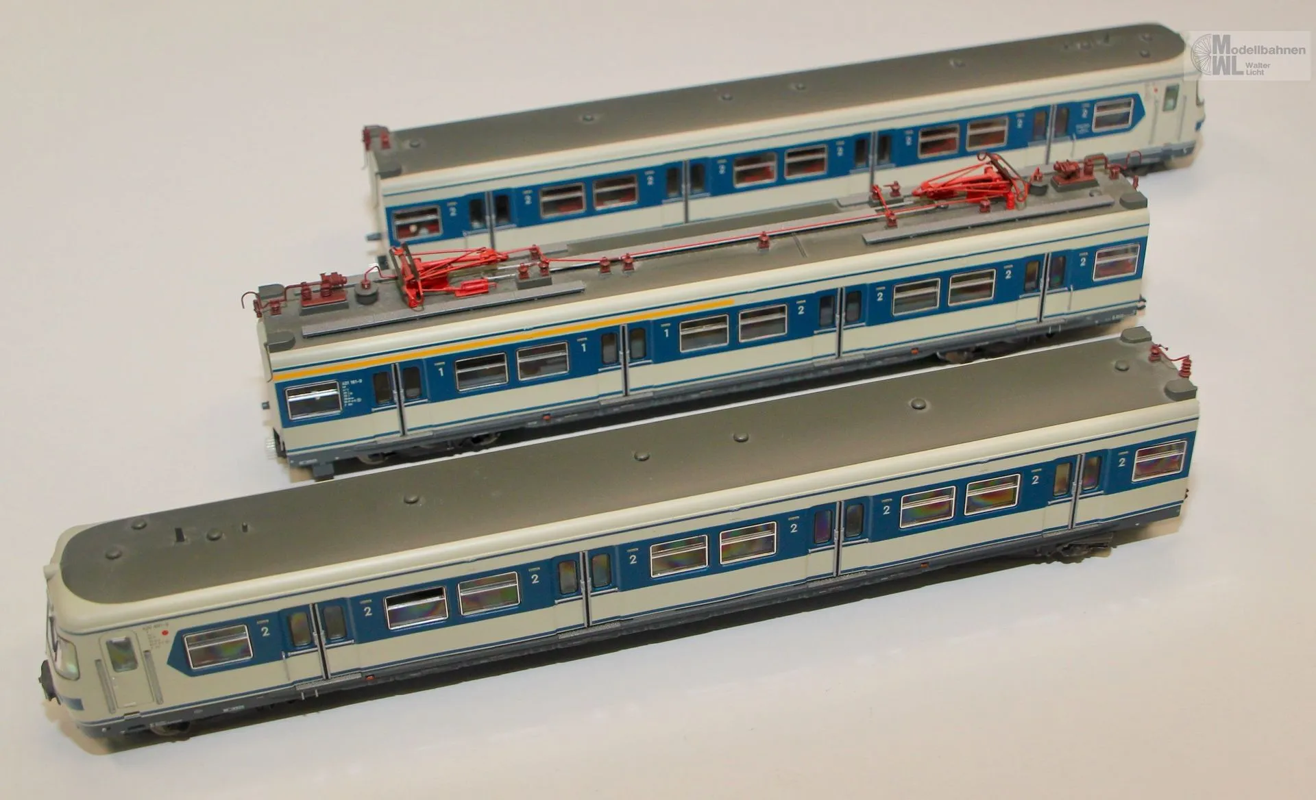 Märklin 37504 - MÄRKLIN - Triebzug BR 420 DB Ep.IV S-Bahn blau H0/WS Sound mfx