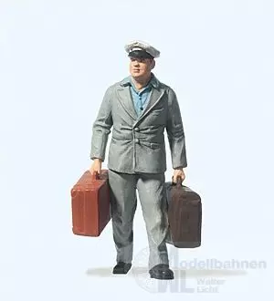 Preiser 45511 - US-Gepäckträger Spur G