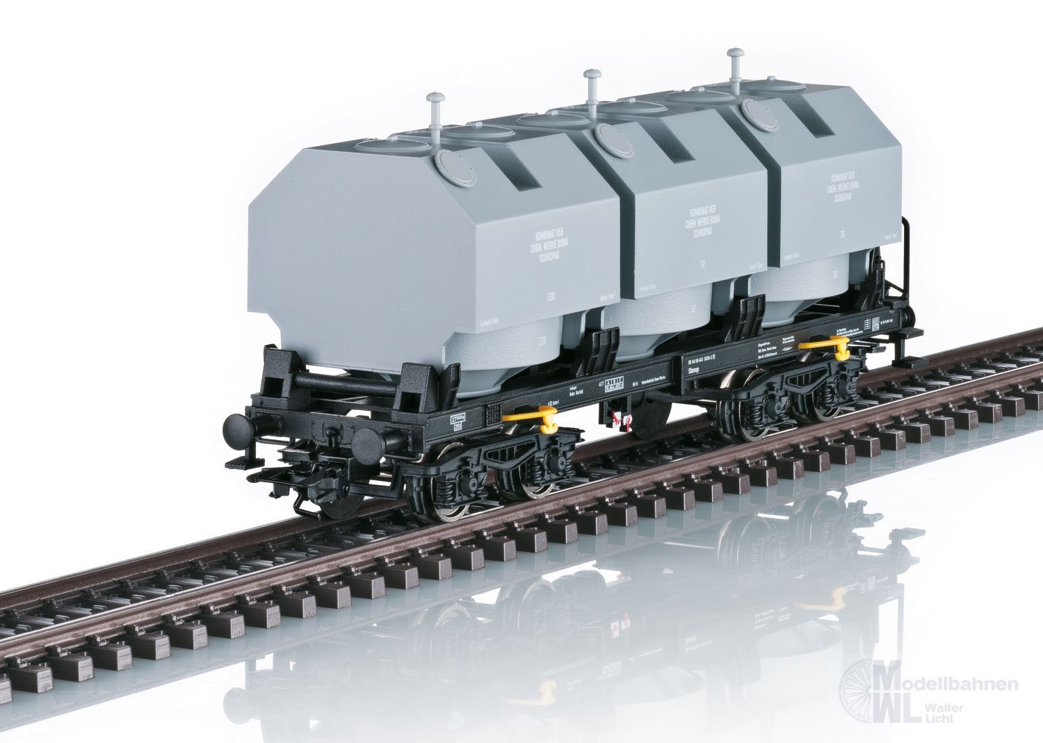 Märklin 48263 - Kalkkübelwagen-Set DR Ep.IV Slmmp 3.tlg. H0/WS Märklin 48263 - Kalkkübelwagen-Set DR Ep.IV Slmmp 3.tlg. H0/WS