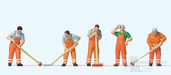 Preiser 10713 - Straßenreinigung H0 1:87 Preiser 10713 - Straßenreinigung H0 1:87