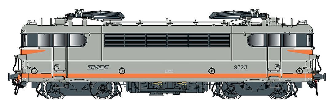 LS Models 10220S - E-Lok Serie BB 9623 SNCF Ep.V beton H0/GL Sound