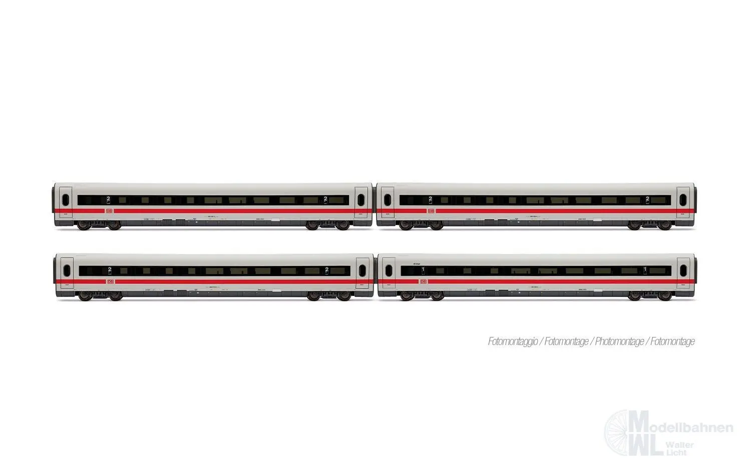 Lima 4687 - Ergänzungswagen Set ICE 1 DB Ep.VI Bock auf Graubünden 5.tlg. H0/GL