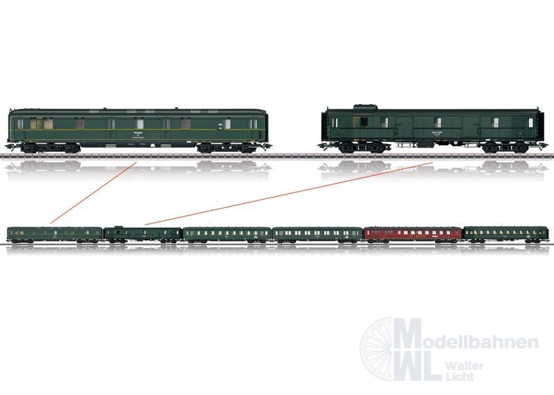 Märklin 43256 - MÄRKLIN - INSIDER Schnellzugwagen-Set DRG Ep.II 6.tlg. H0/WS