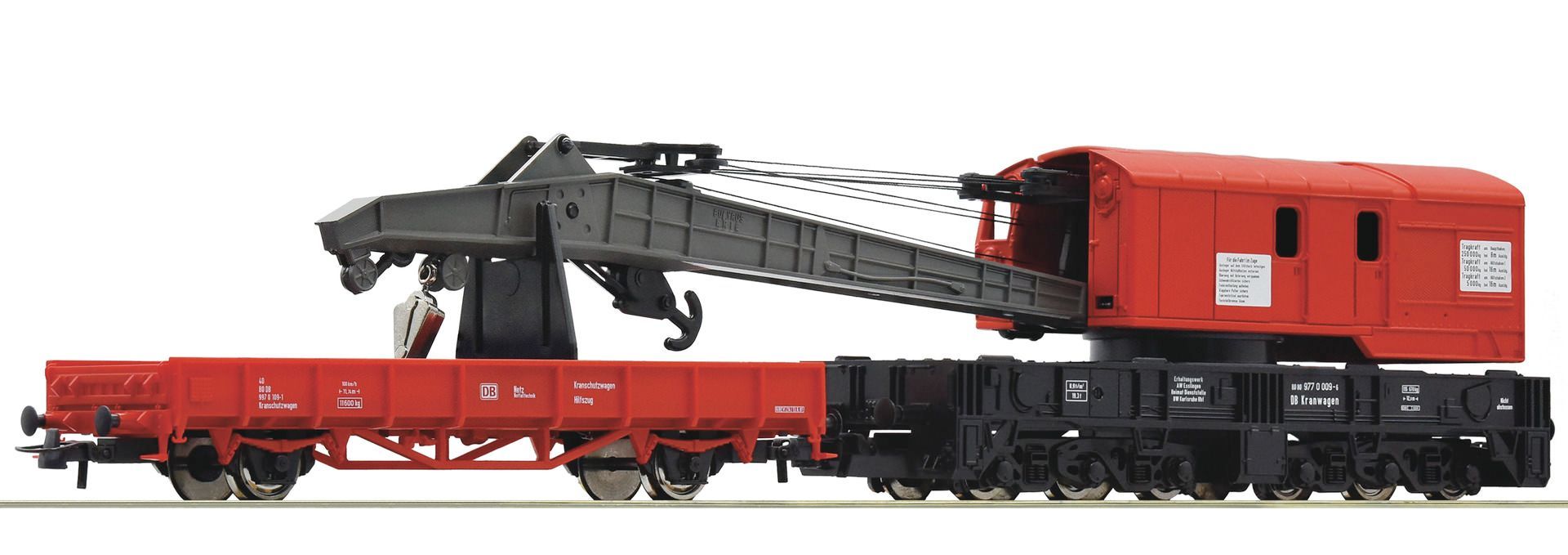 Roco 56240 - Kranwagen mit Schutzwagen DB AG Ep.V H0/GL