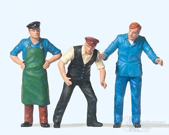 Preiser 45028 - Güterbodenpersonal Spur G