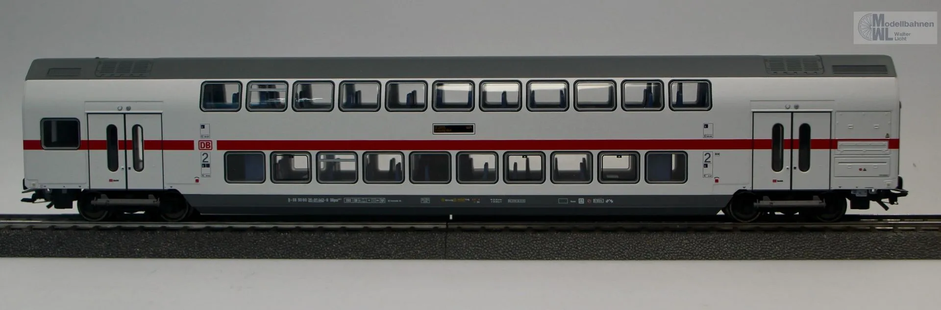 Märklin 43484 - MÄRKLIN - IC-Doppelstockwagen DB Ep.VI 2.Kl. H0/WS